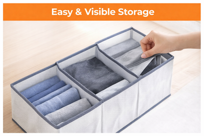 “Smart Wardrobe Organizer – Save Space Instantly (Pack of 2)”